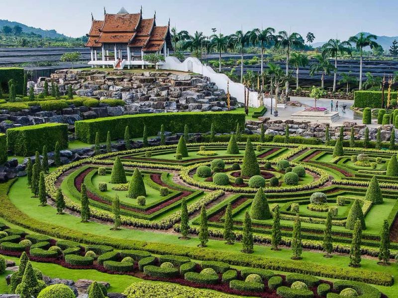Nong Nooch Tropical Botanical Garden (Pattaya, Tailândia) – Foto: Pinterest