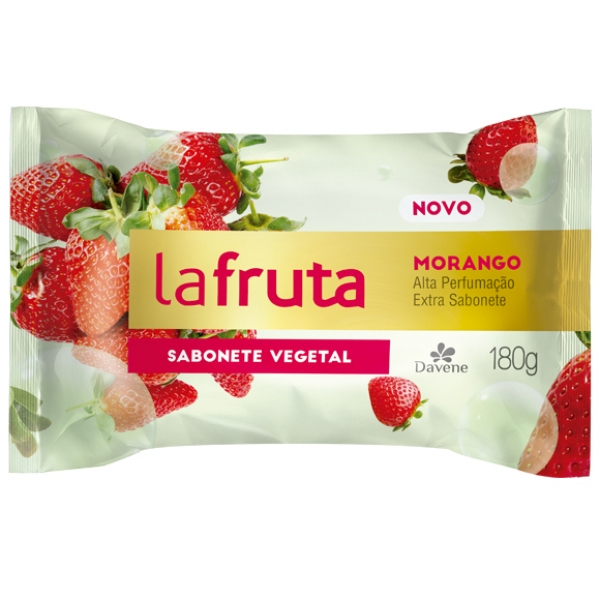 Sabonete Vegetal La Fruta de Morango - 180g
