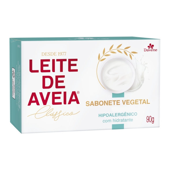  Produto: Leite de Aveia Clássico Sabonete Vegetal Hipoalergênico - 90g